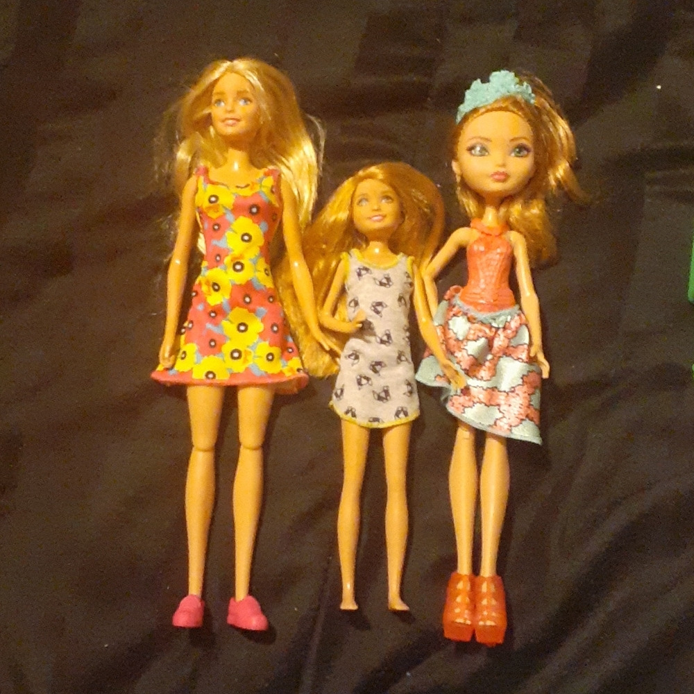 Doll lot of 3